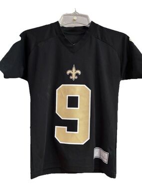 NFL Team Apparel Youth New Orleans Saints Drew Brees Jersey, Size S (8)